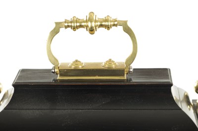 Lot 1026 - CHRISTOPHER GOULD, LONDON. AN EARLY 18TH CENTURY EBONY VENEERED QUARTER REPEATING VERGE BRACKET CLOCK