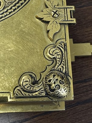 Lot 1081 - HANS SCHNIER IN SPEIR. AN EXTREMELY RARE 16TH CENTURY GILT TRAVELLING BOOK CLOCK