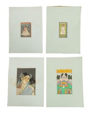 Lot 242 - A COLLECTION OF FOUR 19TH CENTURY INDIAN GOUACHE WATERCOLOURS