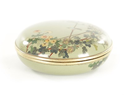 Lot 237 - A MEIJI PERIOD JAPANESE CLOISONNE BOX