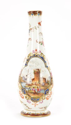 Lot 59 - A 19TH CENTURY MEISSEN PORCELAIN CABINET VASE