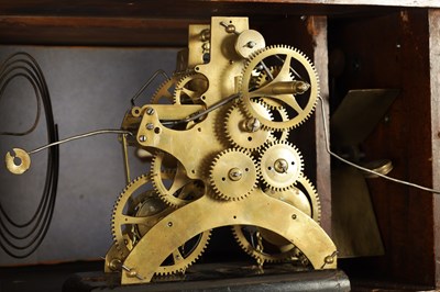 Lot 1054 - IGNAZ SCHOEPPERLE, LENZKIRCH. AN EARLY 19TH CENTURY GERMAN MUSICAL ORGAN LONGCASE CLOCK