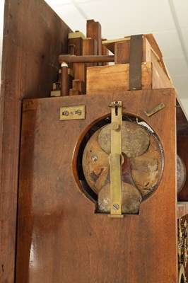 Lot 1054 - IGNAZ SCHOEPPERLE, LENZKIRCH. AN EARLY 19TH CENTURY GERMAN MUSICAL ORGAN LONGCASE CLOCK