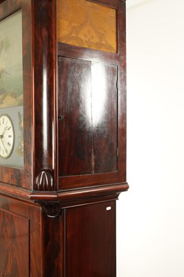 Lot 1054 - IGNAZ SCHOEPPERLE, LENZKIRCH. AN EARLY 19TH CENTURY GERMAN MUSICAL ORGAN LONGCASE CLOCK