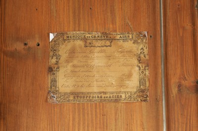 Lot 1099 - A RARE 19TH CENTURY FRENCH MUSICAL AUTOMATION PICTURE CLOCK