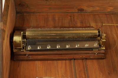 Lot 1099 - A RARE 19TH CENTURY FRENCH MUSICAL AUTOMATION PICTURE CLOCK