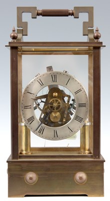 Lot 763 - A MID 20th CENTURY ELECTRIC EUREKA STYLE BRASS...