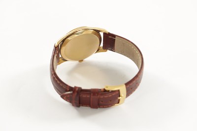 Lot 570 - A GENTLEMAN’S 9CT GOLD OMEGA WRISTWATCH WITH BOX AND PAPERS