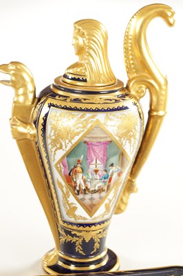 Lot 66 - A FINE 19TH CENTURY FRENCH NAPOLEON CASED SERVES TETE E TETE SERVICE