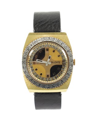 Lot 1447 - A RARE 1970’S GENTLEMAN’S CLIPPER ALLDATE AUTOMATIC WRISTWATCH
