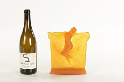 Lot 17 - A RENE LALIQUE THAIS STATUETTE IN BUTTERSCOTCH GLASS
