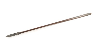 Lot 219 - A 19TH CENTURY NEW ZEALAND MAORI TAIAHA STAFF WITH CARVED JANUS HEAD