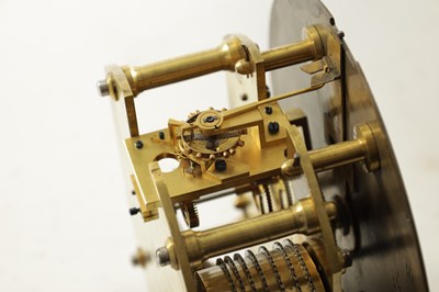 Lot 1128 - BROCKBANK & ATKINS, LONDON. A MID 19TH CENTURY CHAIN DRIVEN FUSEE SHIPS CLOCK.