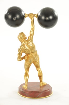 Lot 1463 - A LATE 19TH CENTURY BRONZE, ORMOLU AND ROUGE MARBLE FRENCH INDUSTRIAL CLOCK COMPENDIUM
