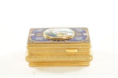 Lot 1266 - A FINE MID 20TH CENTURY ENAMEL SINGING BIRD BOX BY KARL GRIESBAUM