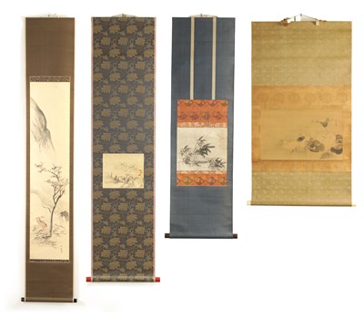 Lot 260 - A COLLECTION OF FOUR CHINESE SCROLLS
