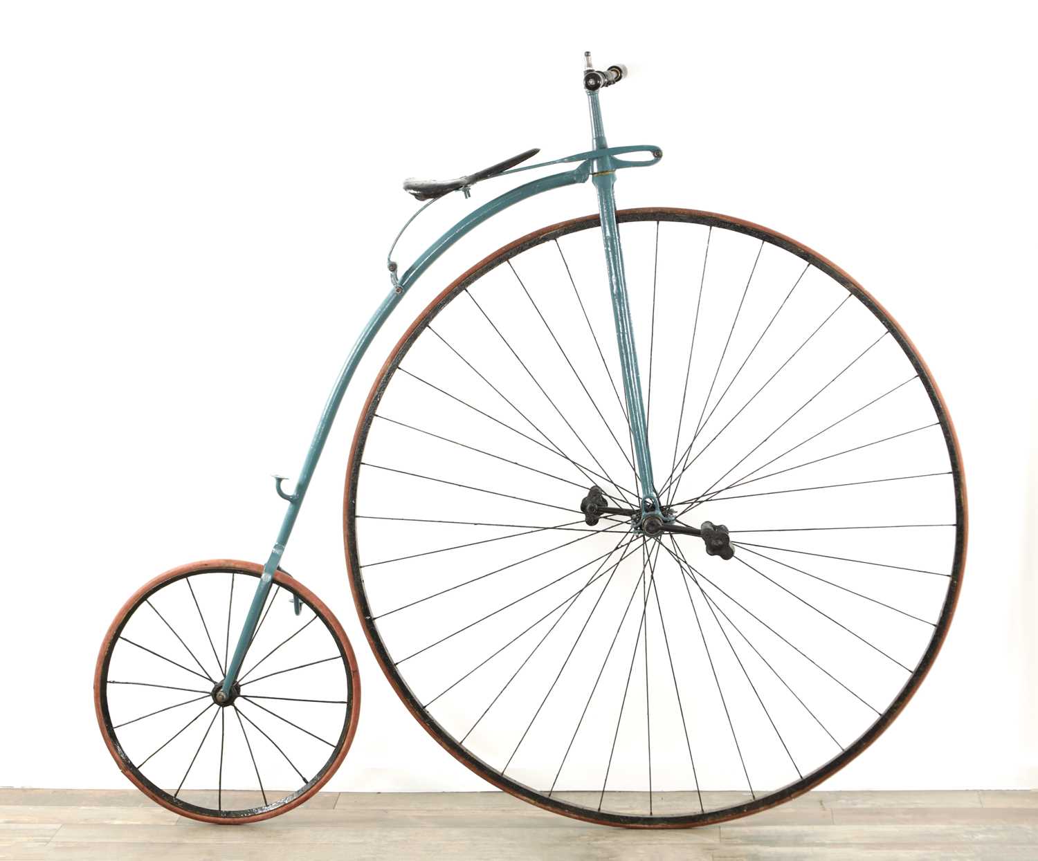 Lot 779 - A LATE 19TH CENTURY PENNY FARTHING BICYCLE WITH 48” WHEEL