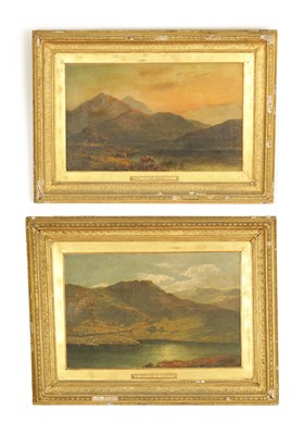 Lot 1150 - ALFRED DE BREANSKI SENIOR (BRITISH 1852-1928) A PAIR OF OILS ON CANVAS