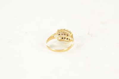 Lot 473 - A VINTAGE GOLD RUBY AND DIAMOND RING