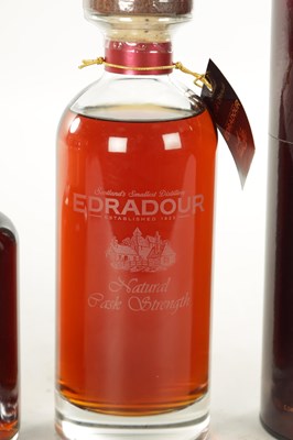 Lot 492 - EDRADOUR STRAIGHT FROM THE CASK HIGHLAND SINGLE MALT SCOTCH WHISKY AND A 13 YEAR AGED EDRADOUR LTD. EDITION