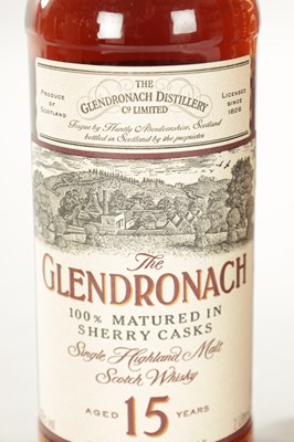 Lot 485 - GLENDRONACH 15 YEAR OLD SINGLE HIGHLAND MALT SCOTCH WHISKY