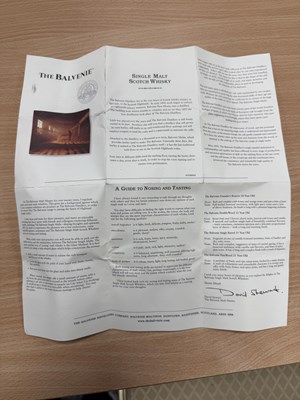 Lot 500 - TWO "THE BALVENIE" SINGLE MALT SCOTCH WHISKY'S