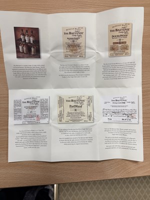 Lot 500 - TWO "THE BALVENIE" SINGLE MALT SCOTCH WHISKY'S