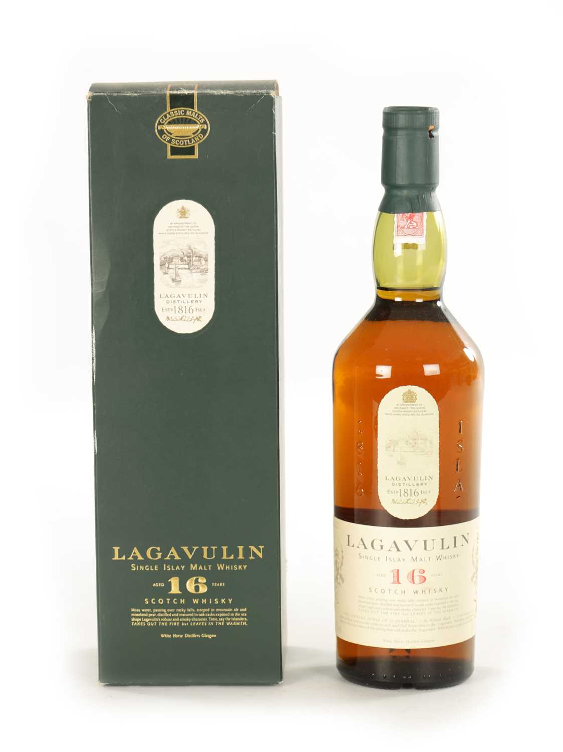 Lot 477 - LAGAVULIN 16 YEARS OLD SINGLE ISLAY MALT WHISKY