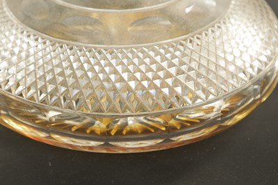 Lot 10 - A GOOD PAIR OF 19TH CENTURY GLASS SHIPS DECANTERS