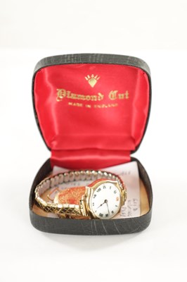 Lot 516 - TWO LADIES 1930’S GOLD WRISTWATCHES