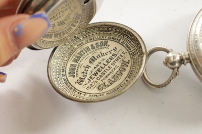 Lot 520 - A COLLECTION OF THREE 19TH CENTURY SILVER CASED OPEN FACED POCKET WATCHES