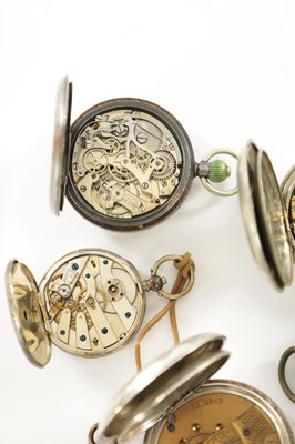 Lot 1450 - A COLLECTION OF SIX POCKET WATCHES
