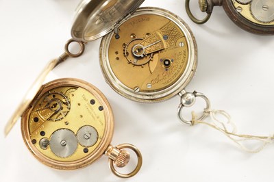 Lot 1450 - A COLLECTION OF SIX POCKET WATCHES