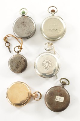 Lot 1450 - A COLLECTION OF SIX POCKET WATCHES