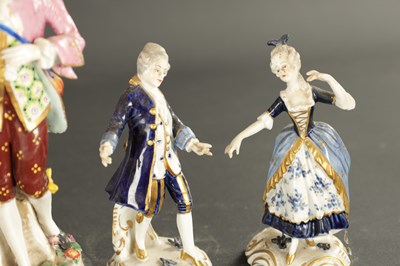 Lot 161 - A QUANTITY OF EIGHT LATE 19TH CENTURY FRENCH PORCELAIN FIGURES