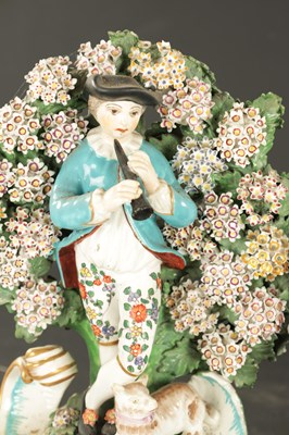 Lot 167 - THREE LATE 19TH CENTURY FRENCH BOCAGE FIGURES AND A FIGURE OF A LADY
