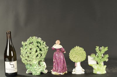 Lot 167 - THREE LATE 19TH CENTURY FRENCH BOCAGE FIGURES AND A FIGURE OF A LADY
