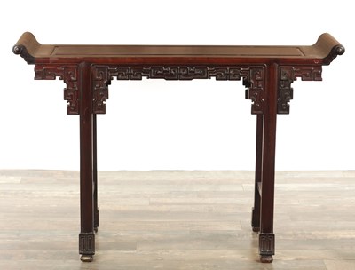 Lot 228 - A GOOD 19TH CENTURY CHINESE HARDWOOD ALTAR TABLE