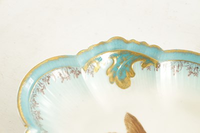 Lot 46 - A LATE 19TH CENTURY FRENCH GLAZED POTTERY SALMON DISH