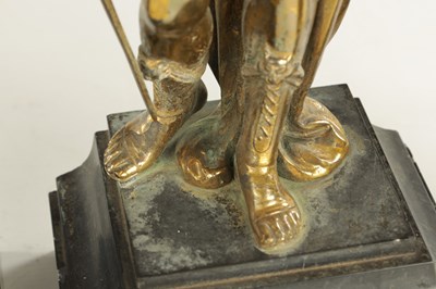 Lot 768 - ANTOINE AUGUSTIN PRÉAULT (1809-1879). A PAIR OF 19TH CENTURY GILT BRONZE FIGURE GROUPS