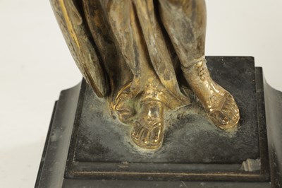 Lot 768 - ANTOINE AUGUSTIN PRÉAULT (1809-1879). A PAIR OF 19TH CENTURY GILT BRONZE FIGURE GROUPS
