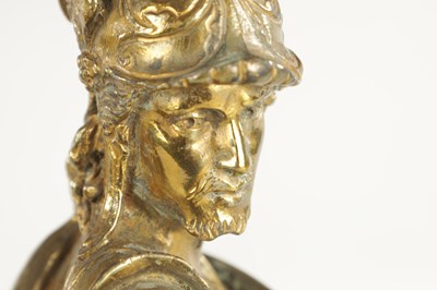 Lot 768 - ANTOINE AUGUSTIN PRÉAULT (1809-1879). A PAIR OF 19TH CENTURY GILT BRONZE FIGURE GROUPS