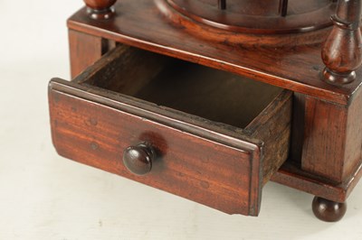 Lot A 19TH CENTURY ROSEWOOD BOBBIN STAND