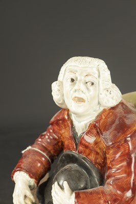 Lot 126 - TWO STAFFORDSHIRE TOBY JUBS CIRCA 1830