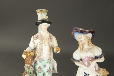 Lot 86 - A PAIR OF LATE 19TH CENTURY ROYAL DUX FIGURES OF BOYS