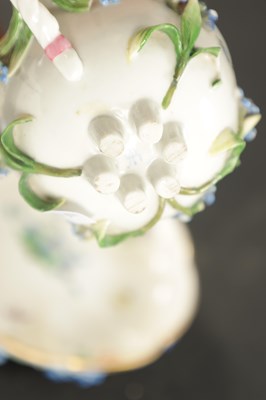 Lot 34 - THREE MID 19TH CENTURY MEISSEN PORCELAIN CUP AND SAUCERS