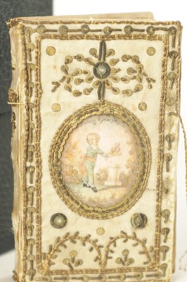 Lot 289 - A LATE 18TH CENTURY FRENCH SMALL BOOK TITLED ‘LES BYGARRURES DE CYTHERE OU LES CAPRICES DE L’AMOUR’ DATED 1793, A PARIS