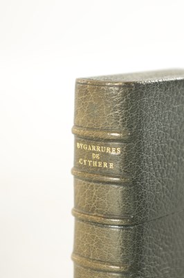 Lot 289 - A LATE 18TH CENTURY FRENCH SMALL BOOK TITLED ‘LES BYGARRURES DE CYTHERE OU LES CAPRICES DE L’AMOUR’ DATED 1793, A PARIS