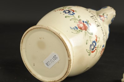 Lot 98 - THREE PIECES OF CREAMWARE