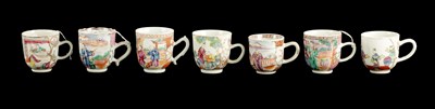 Lot 403 - SEVEN CHINESE PORCELAIN CUPS